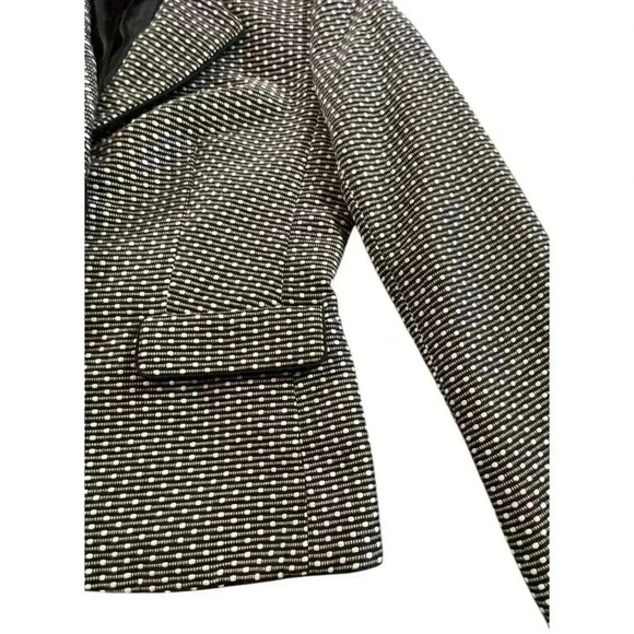 TALBOTS TWO-BUTTON NOTCHED TWEED BLAZER – SIZE 2 - Picture 6 of 11